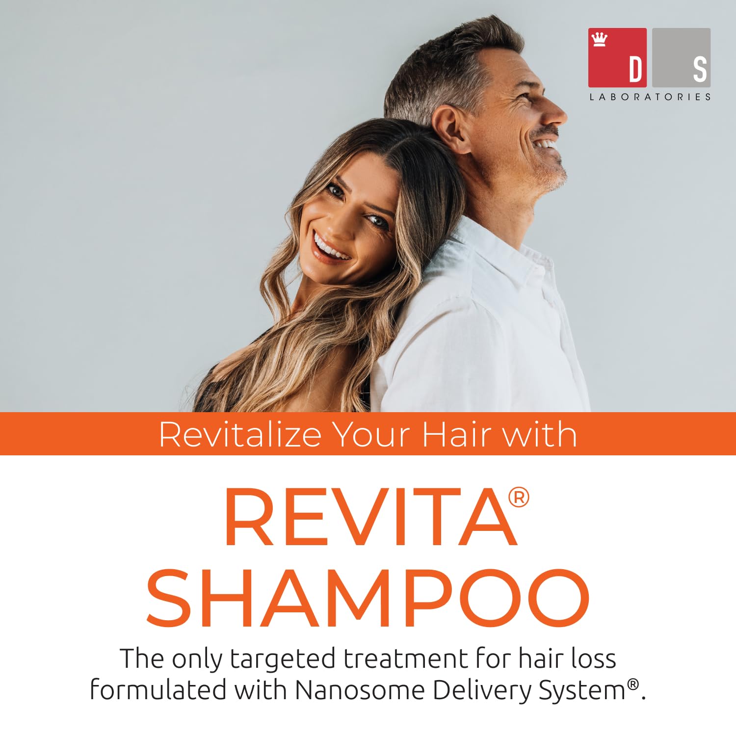 DS Laboratories Revita Shampoo & Spectral.DNC-N Hair Growth Serum Set - Clinically Proven Hair Loss Treatment for Men & Women, Thinning Hair Regrowth Solution - Perfect for Daily Use at Home & Salon Treatments
