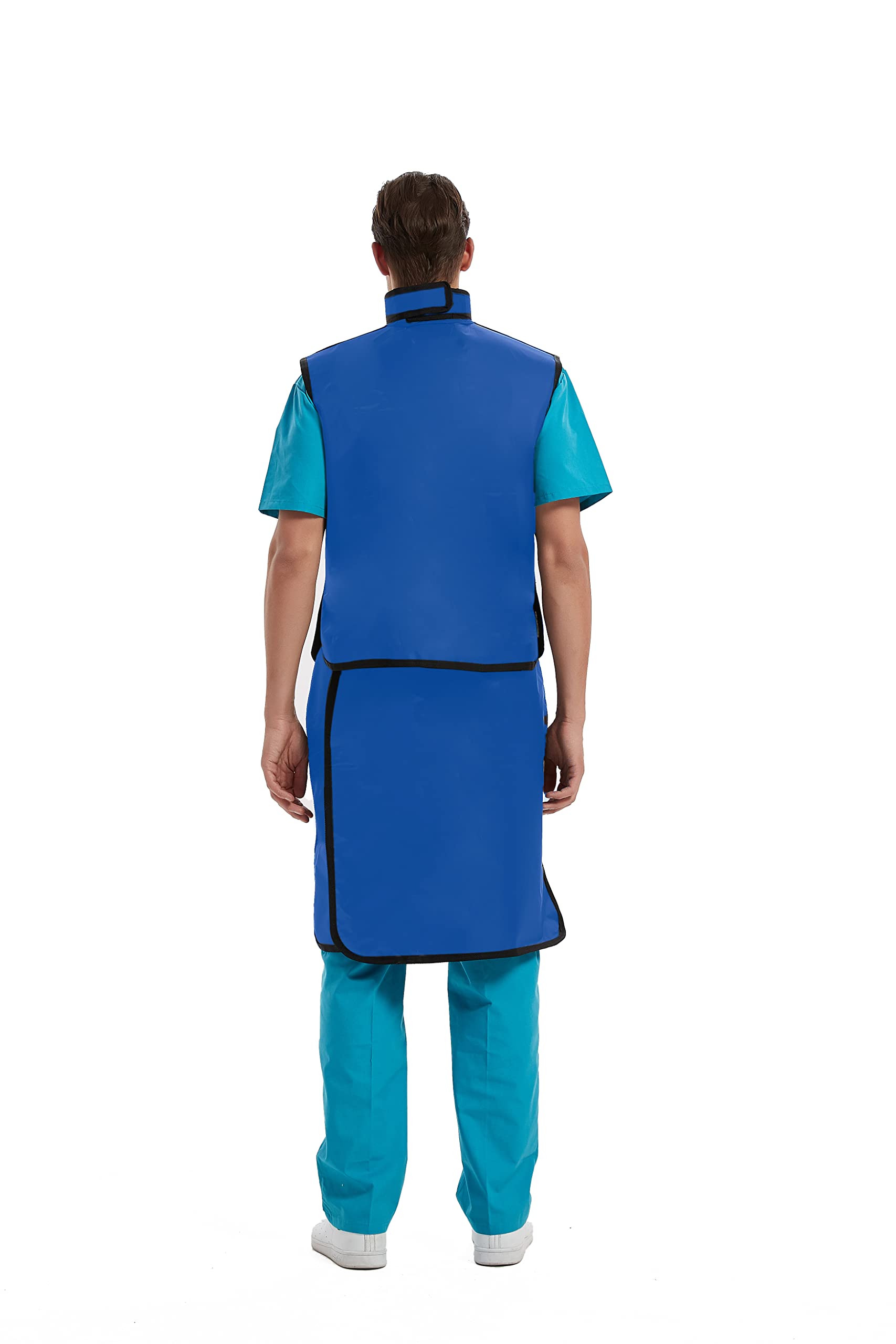 SHINRAY Premium 0.5mm Pb Lead Apron Vest & Skirt Set with Protective Collar - Radiation Protection for Dental X-Ray, Medical Imaging & Veterinary Use