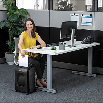 Fellowes 10-Sheet Micro-Cut Paper Shredder - High Security Home & Office Document Destroyer for Confidential Files, Credit Cards & CDs | Perfect for Small Business, Home Office & Personal Data Protection