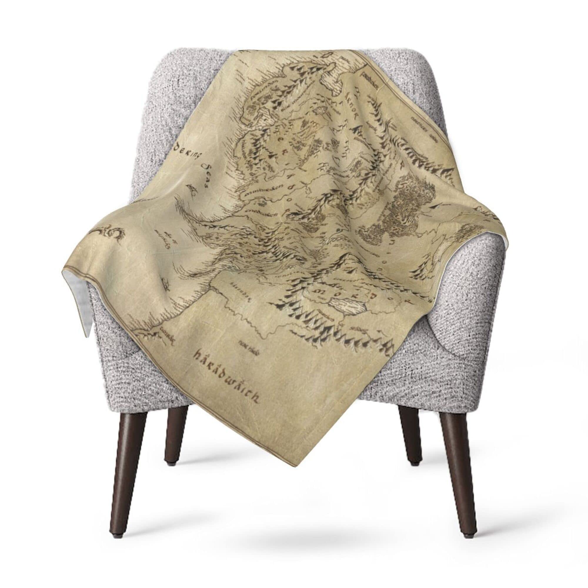 Soft Reversible Fleece Throw Blanket - Foldable, Washable Plush Blanket for Couch, Sofa, Home & Office - Cozy Fuzzy Blanket for Indoor, Outdoor & Beach Use