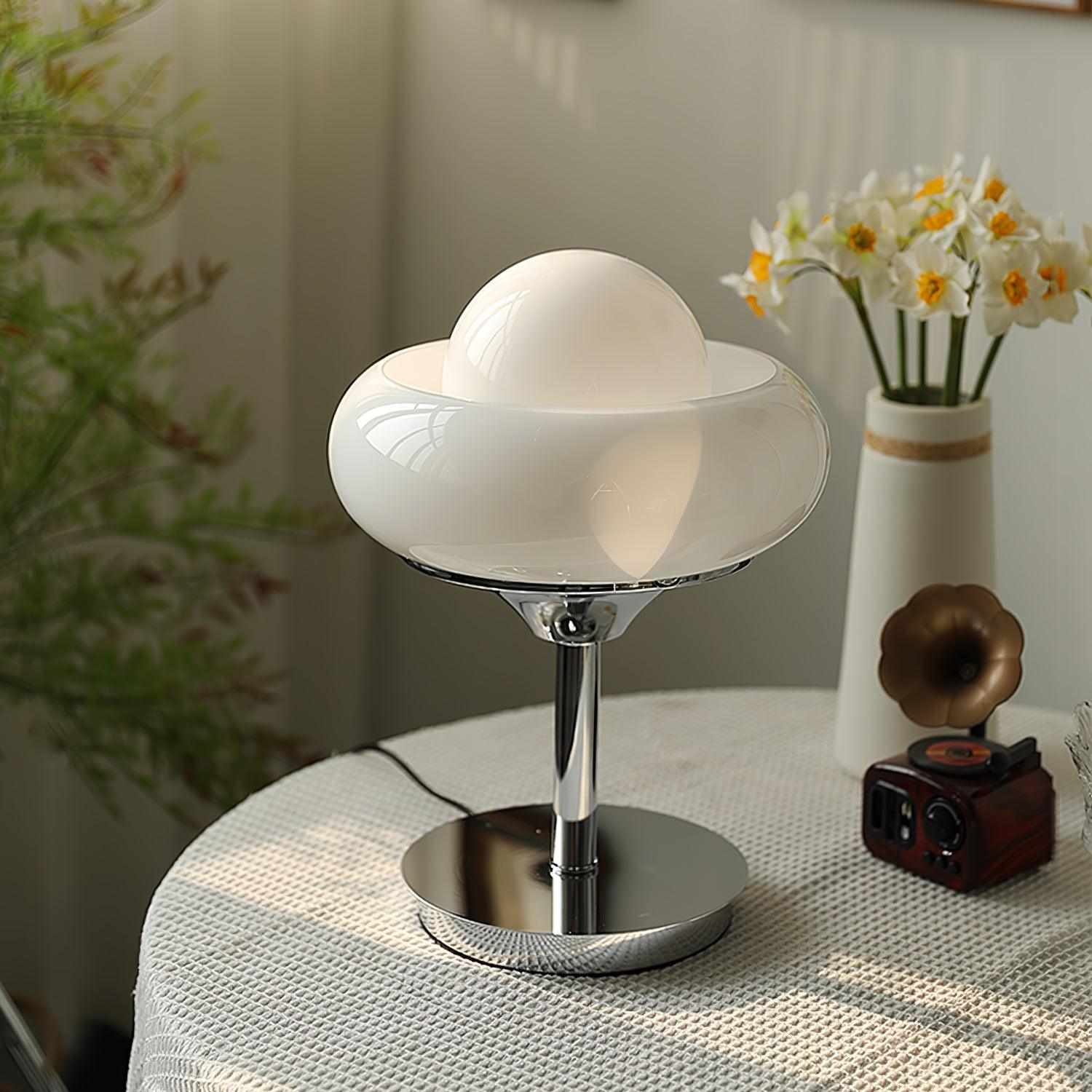 Harvey Table Lamp - Modern LED Desk Light for Home Office, Bedroom & Living Room - Adjustable Brightness & Warm White Light for Reading & Working