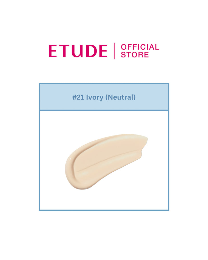 ETUDE Cloud Filter Cushion SPF50+ PA+++ - Lightweight Hydrating BB Cushion Foundation with Sunscreen for Flawless Coverage | Perfect for Daily Makeup & On-the-Go Touch Ups