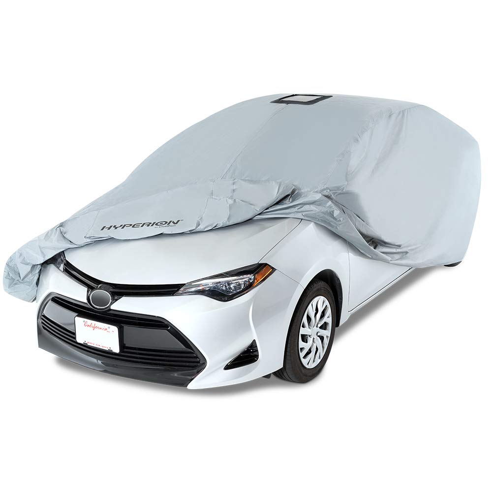 Hyperion Solar-Powered Waterproof Car Cover - All-Weather Protection for Vehicles Up to 200