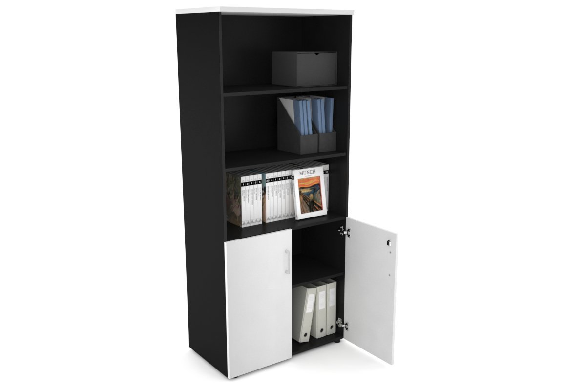 Large Storage Cabinet with Small Doors - 800W x 1870H x 450D - Perfect for Uniform Organization in Schools, Offices & Retail Stores