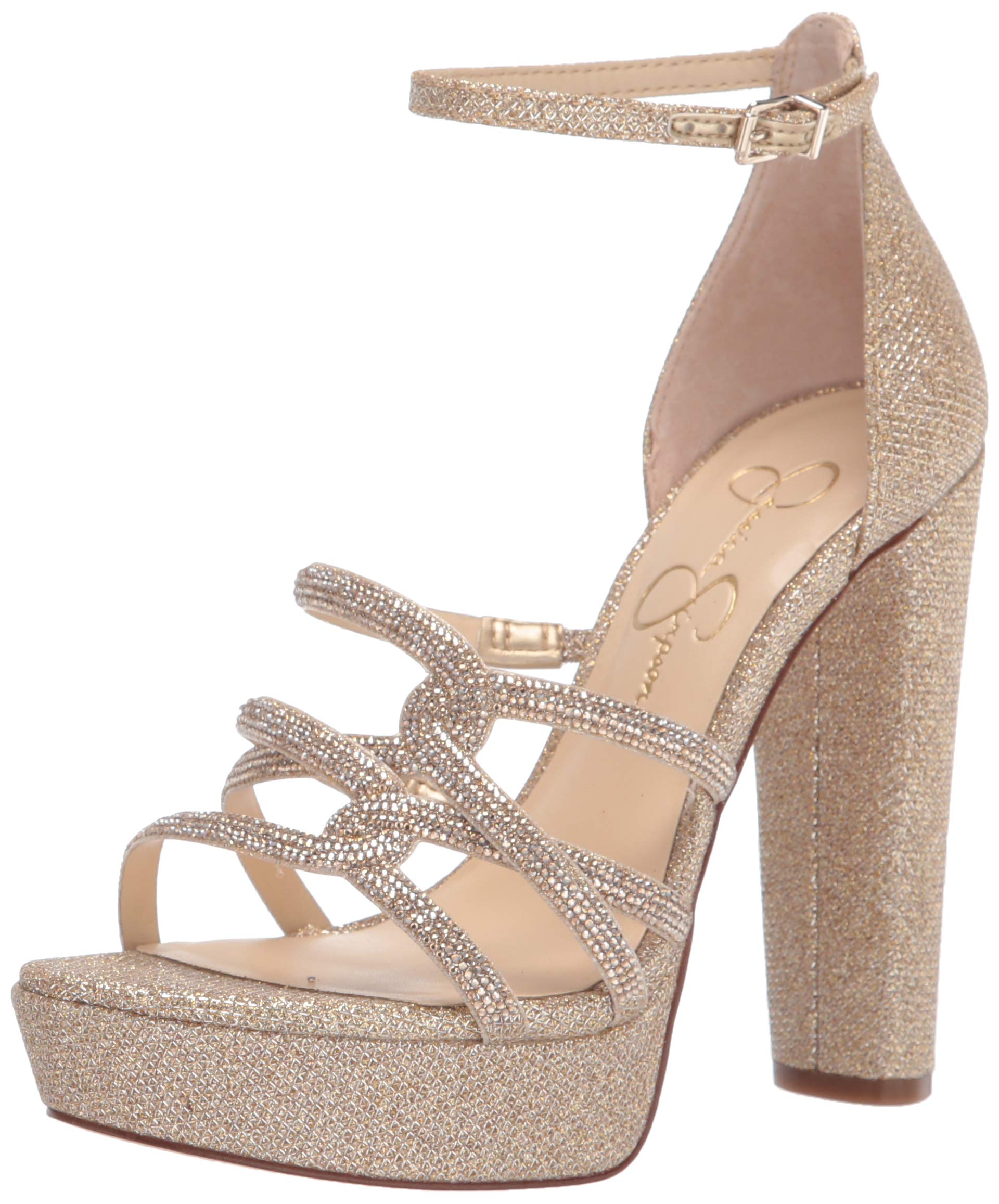 Jessica Simpson Women's Ivee Platform Sandals - Comfortable High Heel Shoes for Women, Fashionable Summer Beach Wedding Party Dressy Outfits | Perfect for Casual Wear, Date Nights & Special Occasions