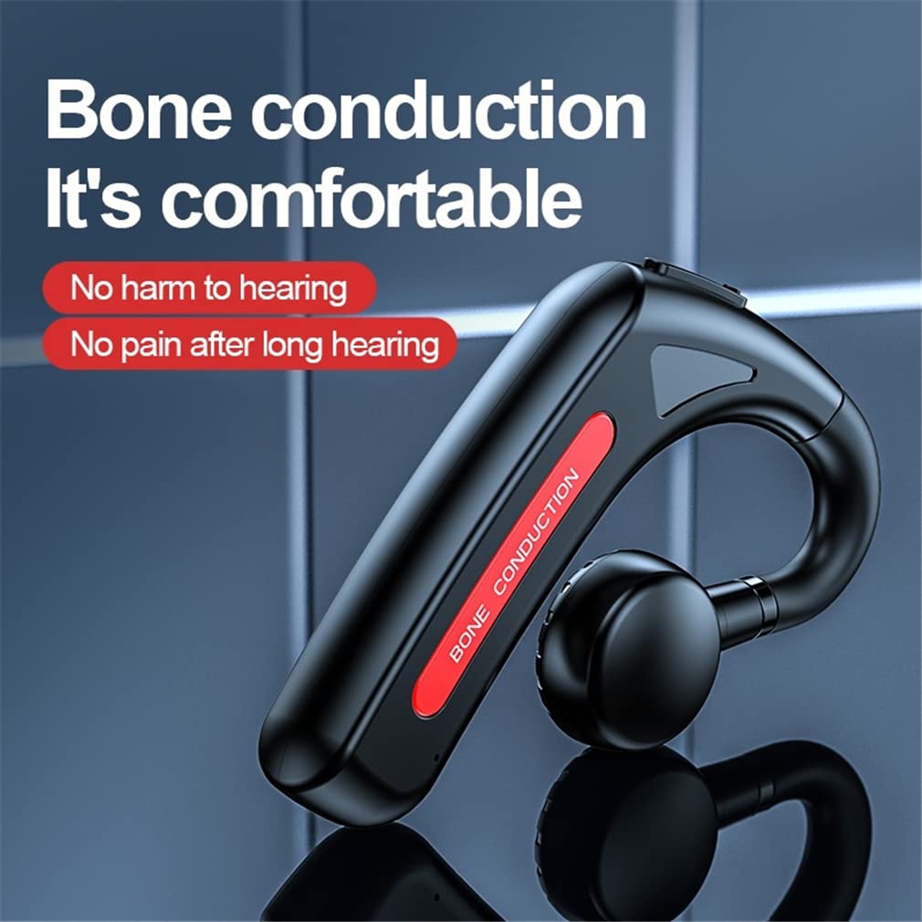 YODZ Bone Conduction Headphones - Wireless Bluetooth 5.1 Sports Headset with Mic, HiFi Stereo Sound, IPX5 Waterproof & Sweatproof for Running, Cycling, Gym Workouts - Green | Perfect for Outdoor Activities & Fitness Enthusiasts