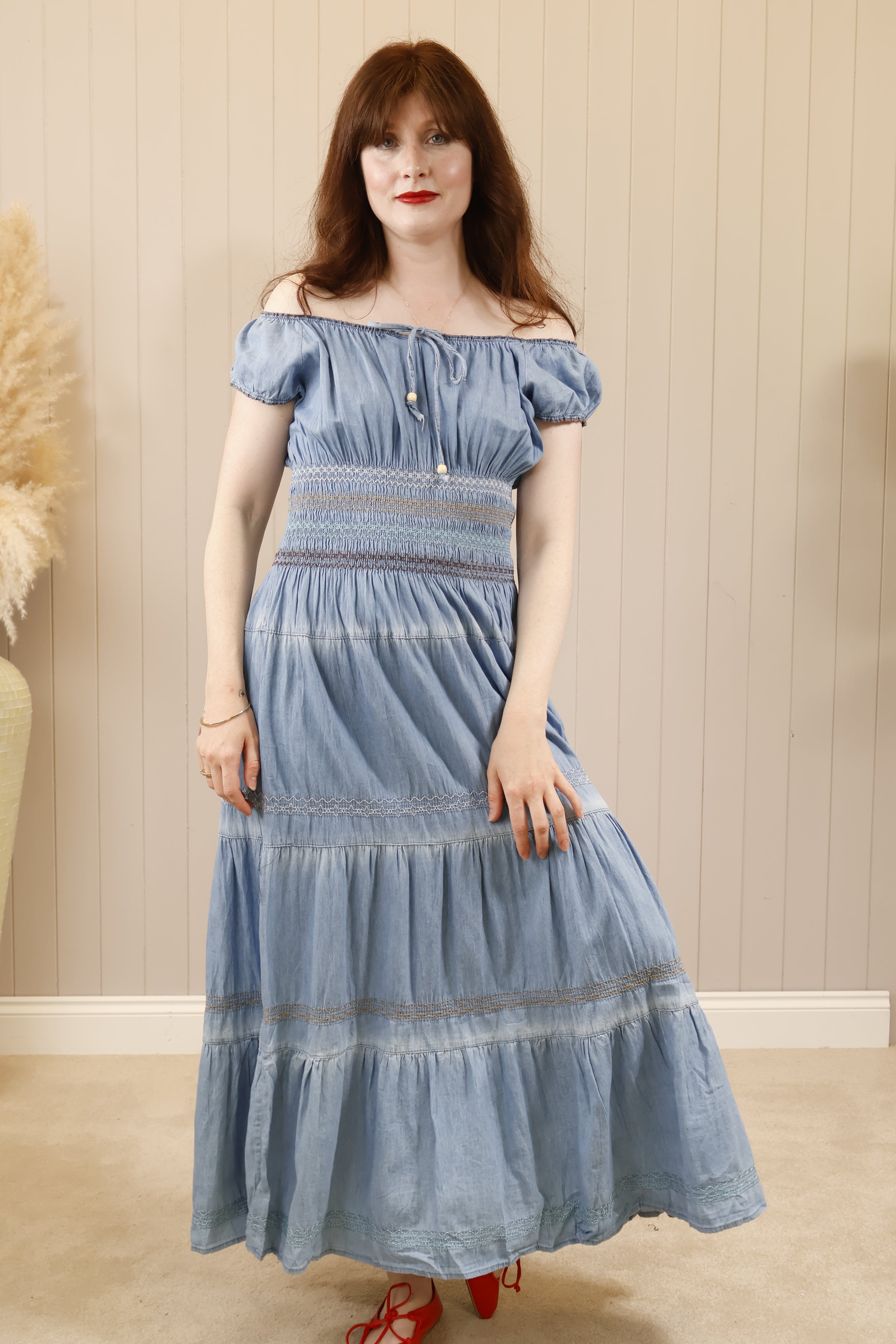 Stylish Dayne Denim Stitch Dress for Women | Comfortable & Fashionable Denim Dress | Perfect for Casual Outings, Date Nights & Summer Wear
