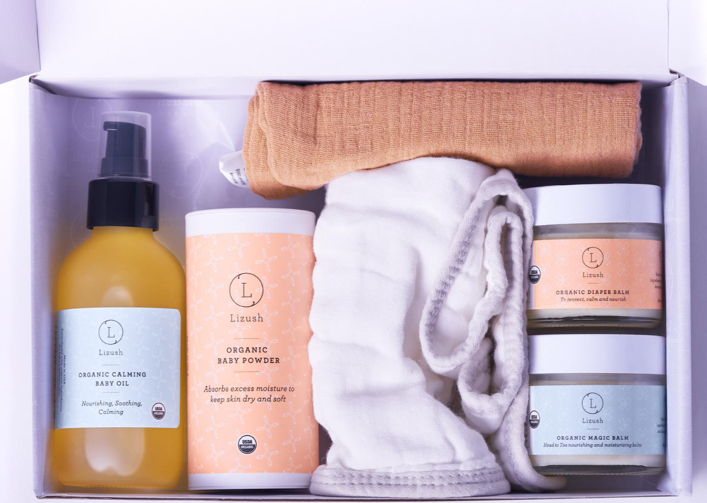 Organic Baby Gift Set - Newborn Essentials for Full Care | Perfect Welcome Gift for Little Ones | Ideal for Showers, Birthdays & New Parents