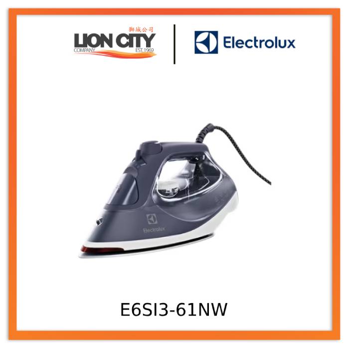 Electrolux E6SI3 61NW UltimateCare 500 Steam Iron 2400W - Powerful Steam Iron for Wrinkle-Free Clothes | Perfect for Home & Office Use