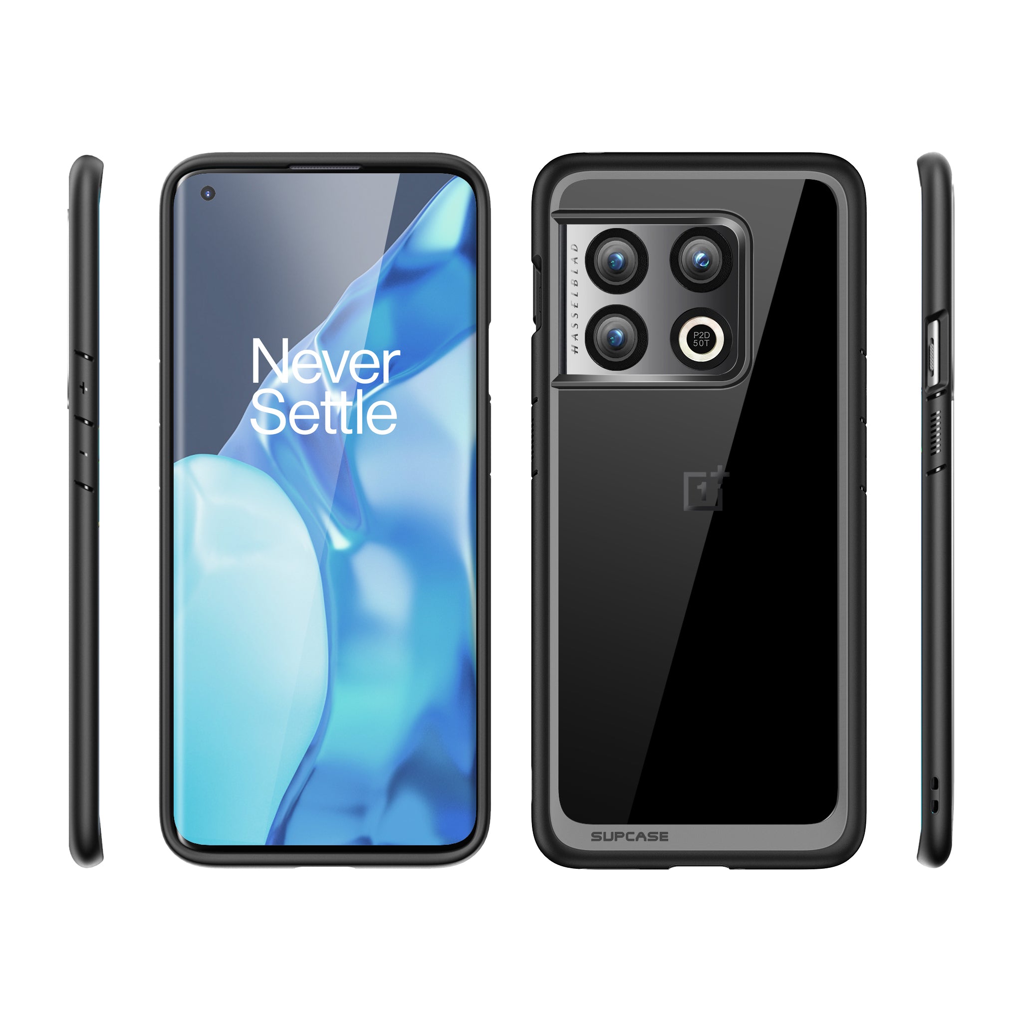 OnePlus 10 Pro Case - Unicorn Beetle STYLE Slim Clear Black Protective Cover - Shockproof & Scratch Resistant for OnePlus 10 Pro Smartphone - Perfect for Work, Travel & Outdoor Activities