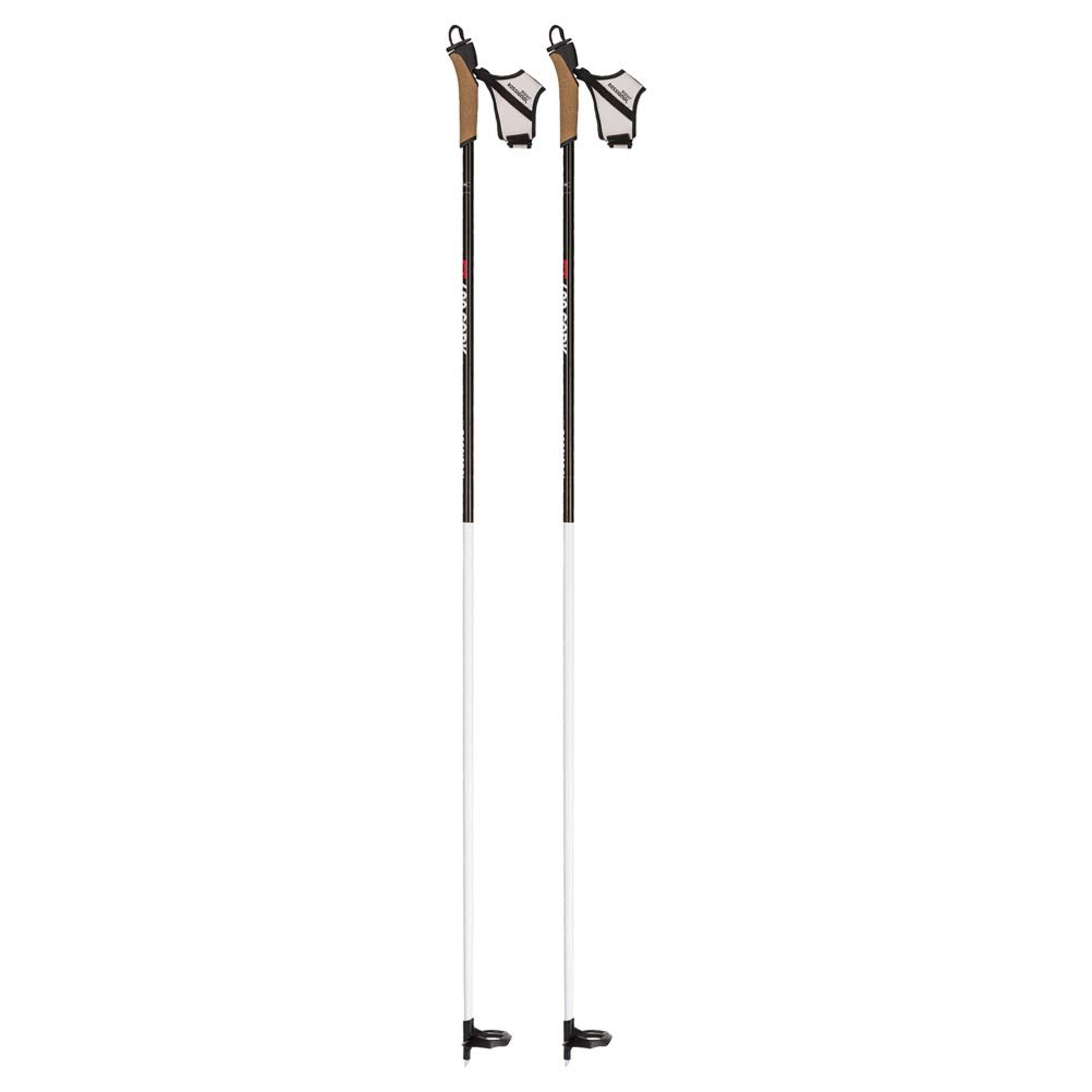 Rossignol Unisex Adult Ski Poles 140cm - Lightweight Aluminum Adjustable Poles for Downhill & Cross-Country Skiing - Perfect for Beginners & Advanced Skiers on Slopes & Trails