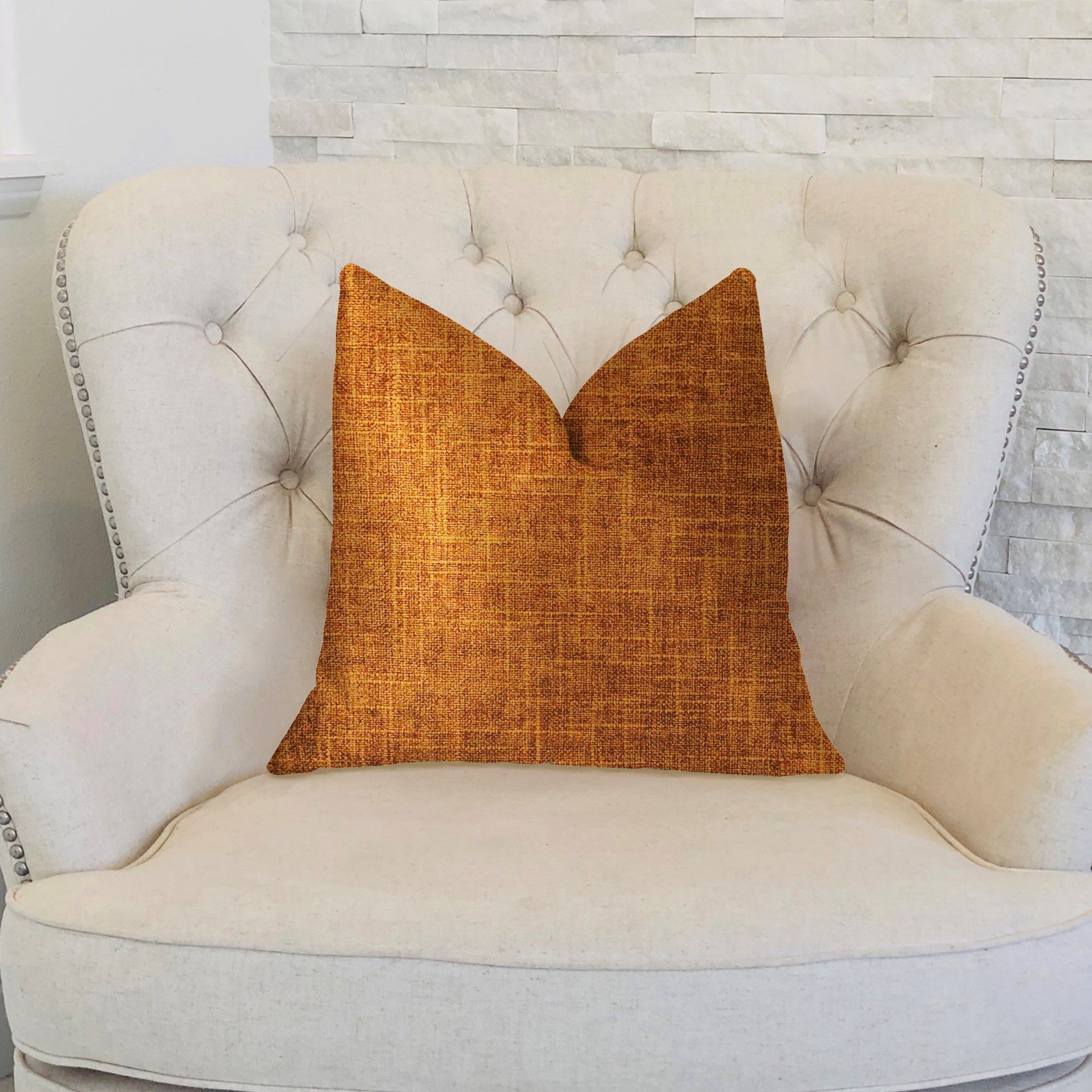 Plutus Marmalade Luxury Throw Pillow 12x20 Inches - Soft Decorative Cushion for Sofa, Bed, Living Room & Home Decor