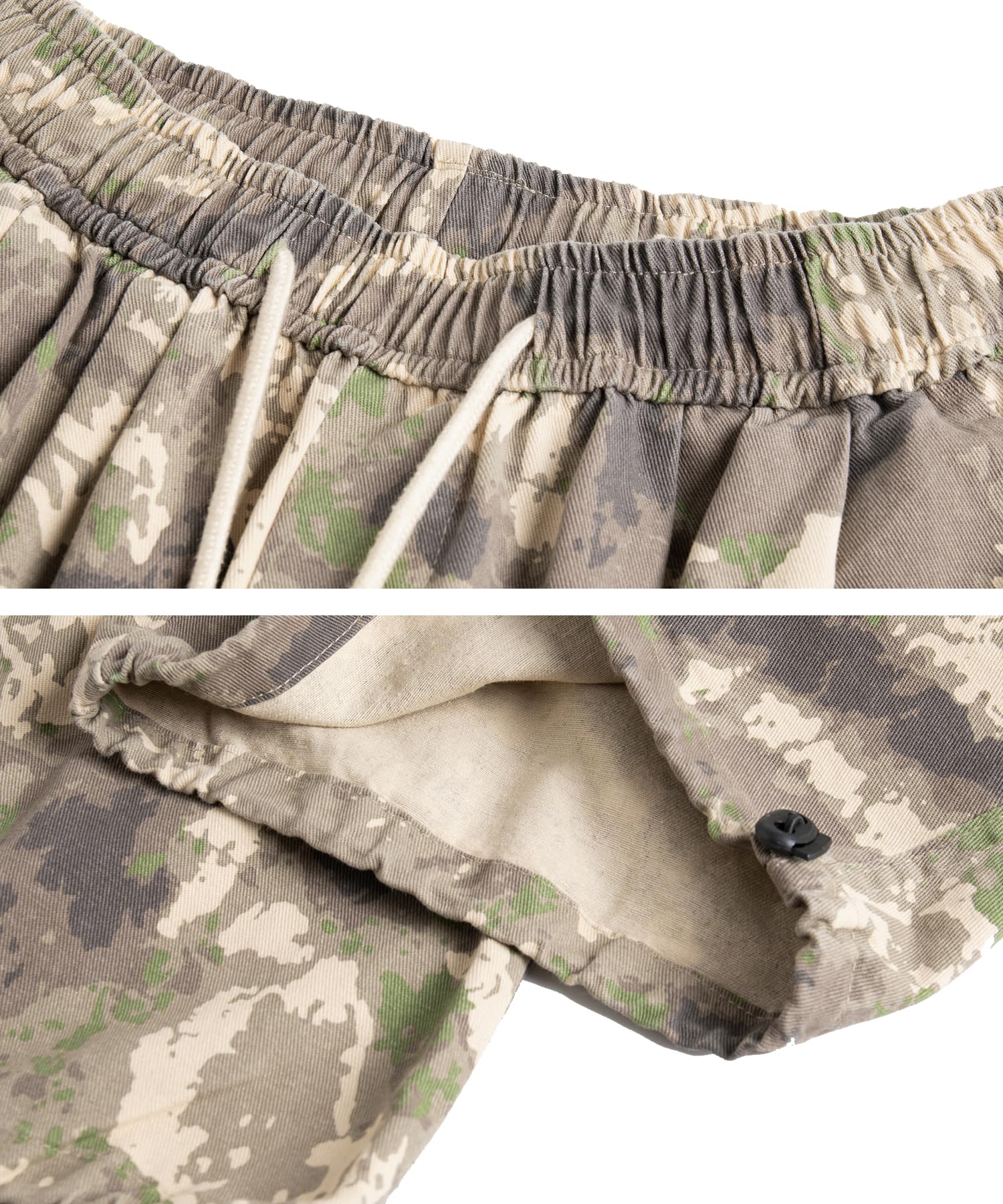 Vintage Baggy Camo Cargo Pants for Men & Women - Y2K Streetwear Wide Leg Drawstring Waist Joggers with Multi-Pockets | Perfect for Hip-Hop Fashion, Urban Street Style and Casual Outfits
