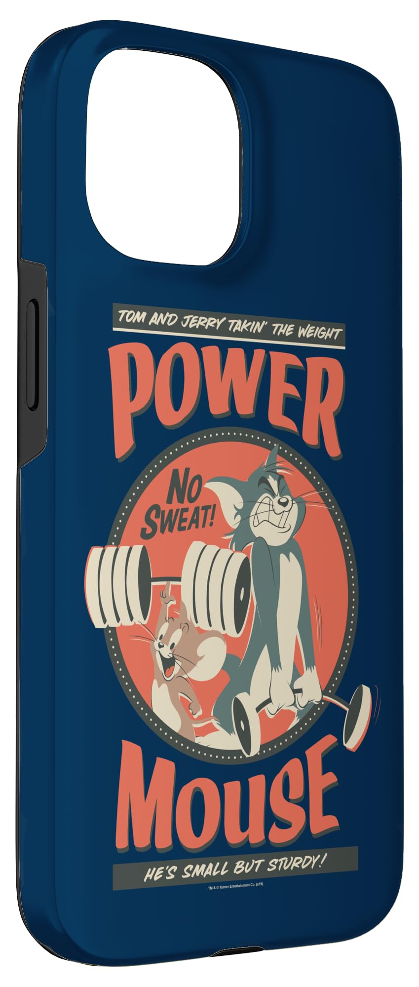 iPhone 15 Tom and Jerry Cartoon Power Mouse Case - Cute Protective Cover for iPhone 15 - Perfect for Fans, Gift Giving, and Everyday Use