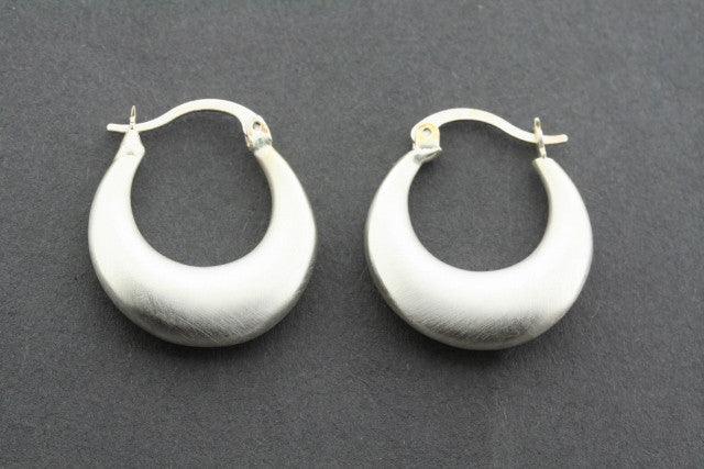 Matte Circle Bubble Hoop Earrings for Women - Trendy Minimalist Gold Hoops for Everyday Wear, Party & Date Night