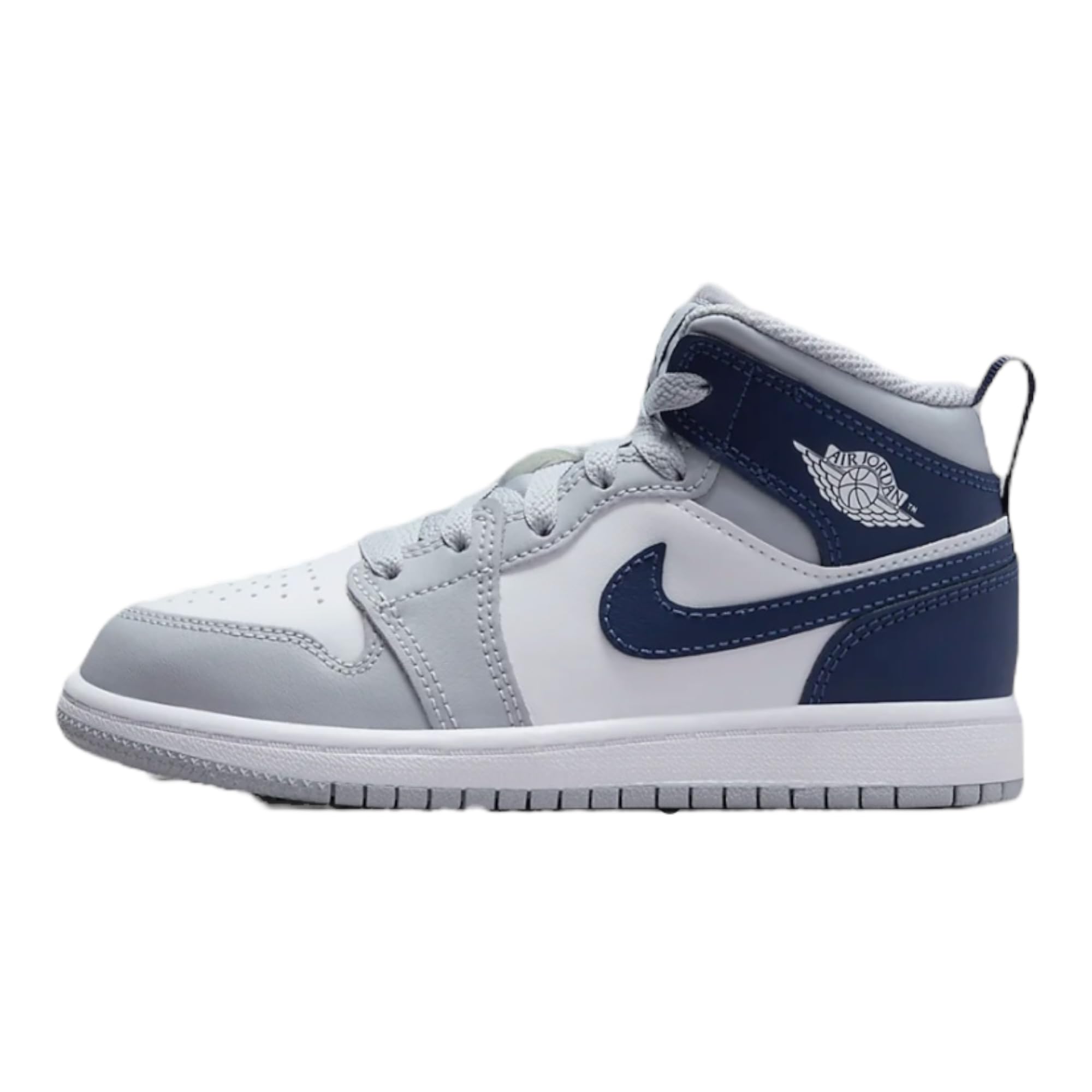 Nike Jordan Kids Preschool 1 Mid Basketball Shoes - Lightweight Sneakers for Boys & Girls - Perfect for School, Play & Sports Activities