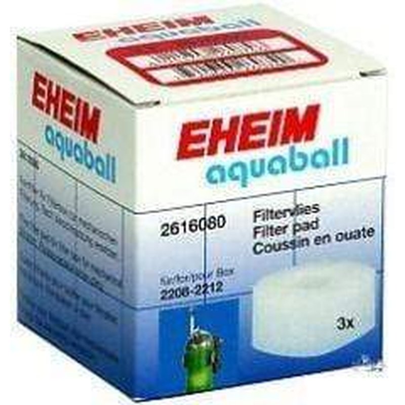 Eheim BioPower & Aquaball Fine Filter Pad 3 Pack - Premium Aquarium Filter Media for Fish Tank Cleaning, 2616080 | Ideal for Freshwater & Saltwater Tanks, Improves Water Clarity & Fish Health