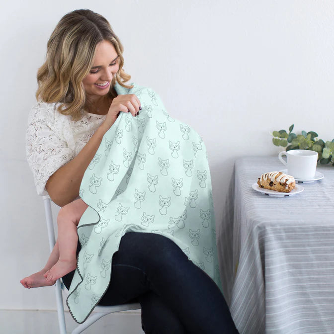 Ultimate Swaddle and Hat Newborn Baby Gift Set - Little Fox (BGB 0052) | Perfect Baby Shower, Hospital Going Home & First Photo Outfit