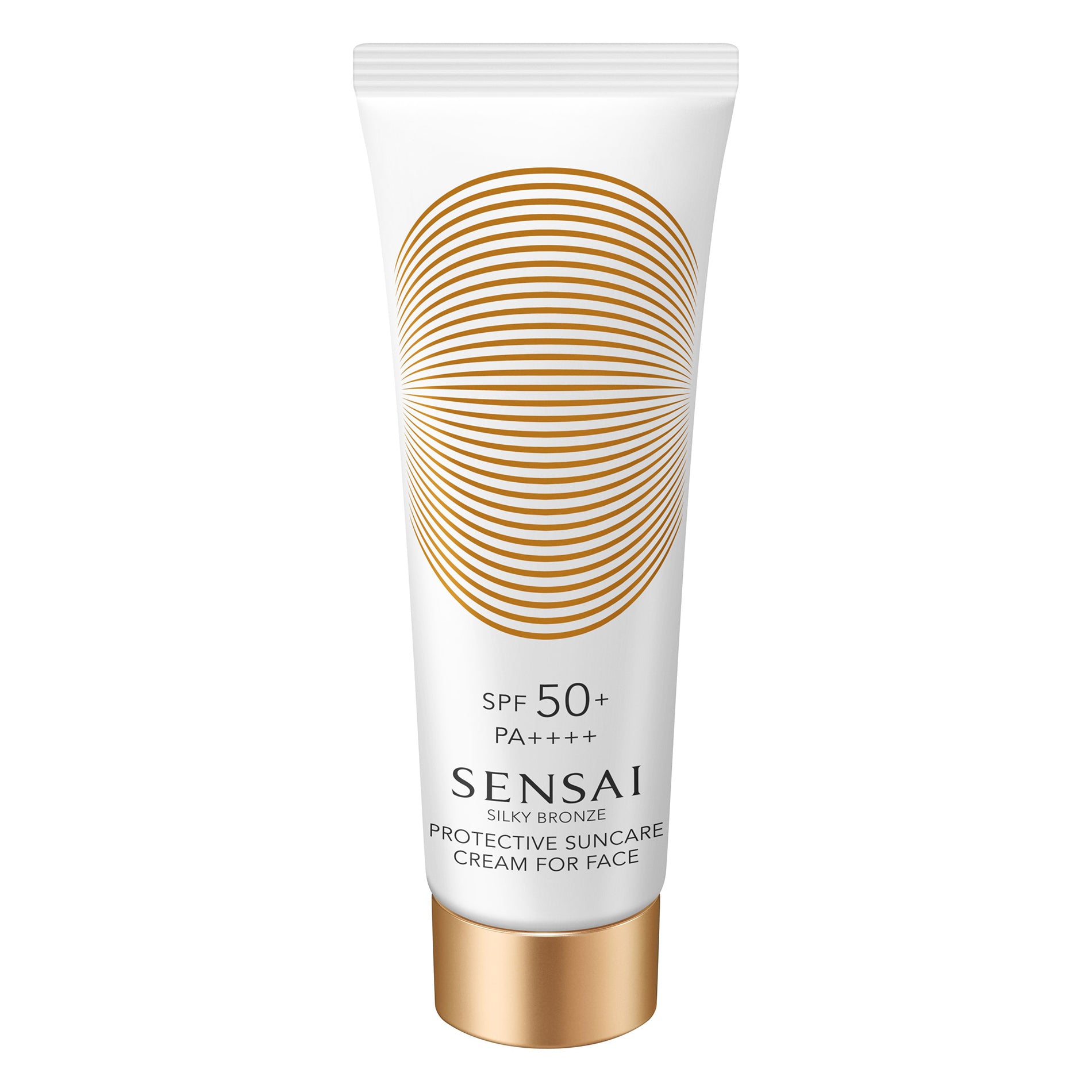 Sensai Silky Bronze Protective Suncare Cream SPF 50+ for Face - Anti-Aging & Hydrating Sunscreen with UVA/UVB Protection - Perfect for Beach, Pool & Outdoor Activities