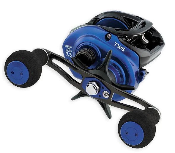 Daiwa CLTW200HSL Coastal TWS Low Profile Baitcast Reel - Left Hand Retrieve, 7.13:1 Gear Ratio with 7 CRBB+1 Bearings - Perfect for Saltwater Fishing & Surf Casting