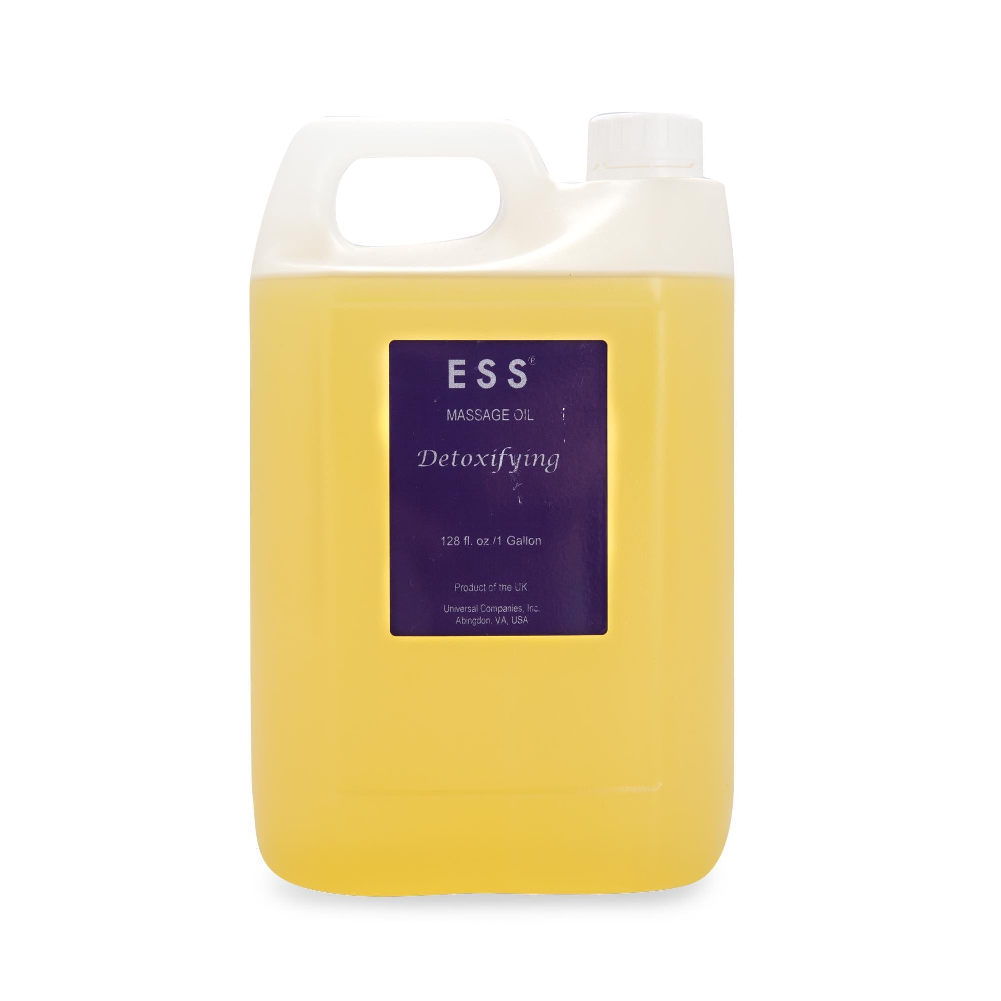 ESS Detoxifying Massage Oil Blend - 1 Gallon for Professional Spa, Aromatherapy & Relaxation at Home