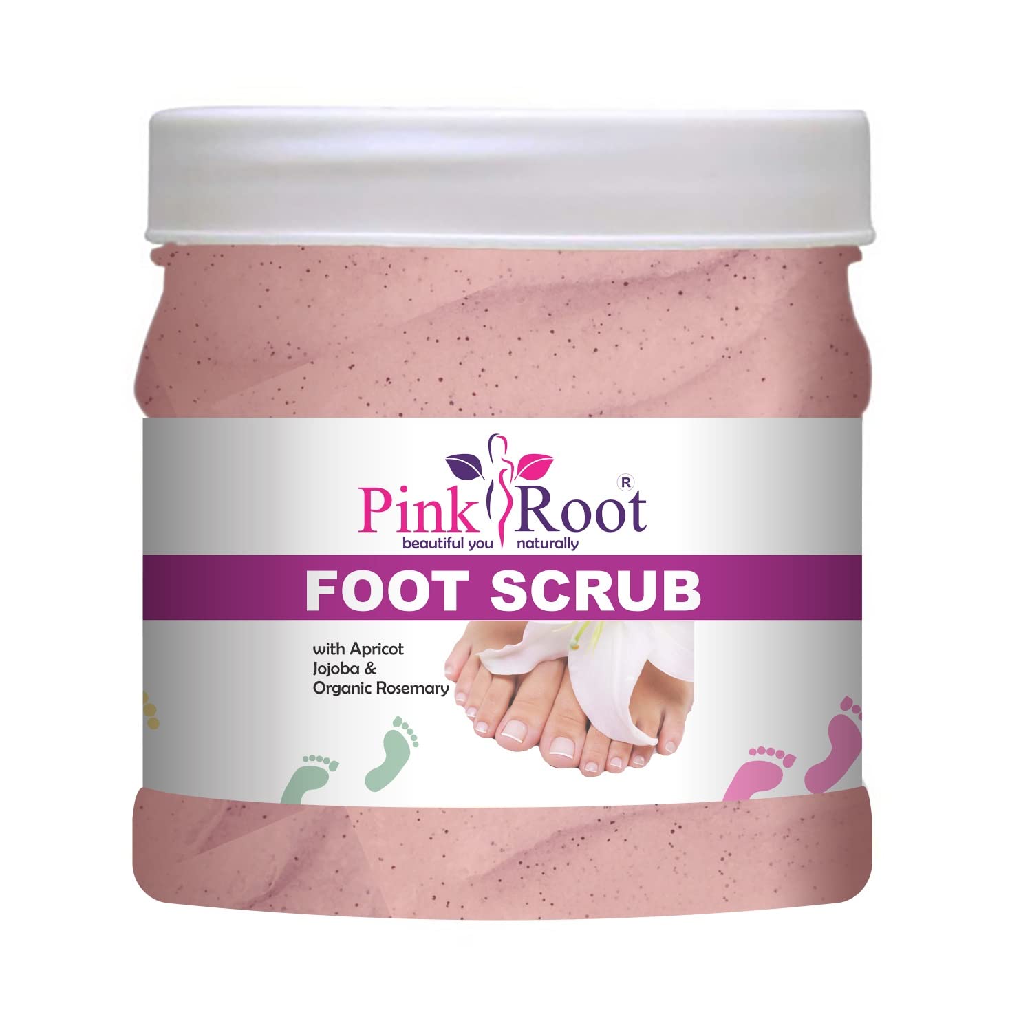 Pink Root & Garlic Hair Mask Combo - 500gm Foot Scrub & 500gm Hair Treatment for Soft Skin & Strong Hair | Perfect for Spa Day & At-Home Beauty Routine