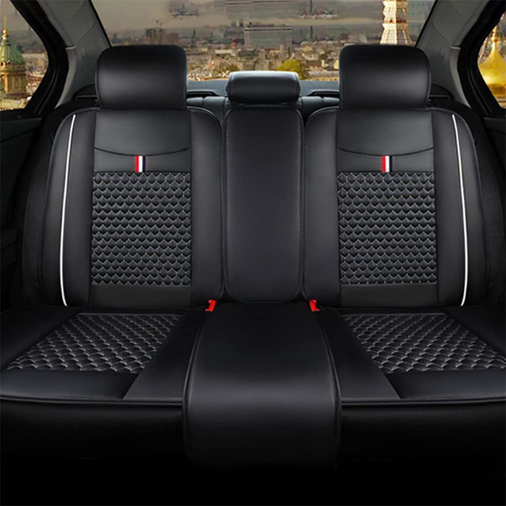 Premium Car Seat Covers for BMW I3 & M5 - 5-Piece Full Set with Pillows | Airbag Compatible | Black & Beige Options | Perfect for Daily Commute & Road Trips