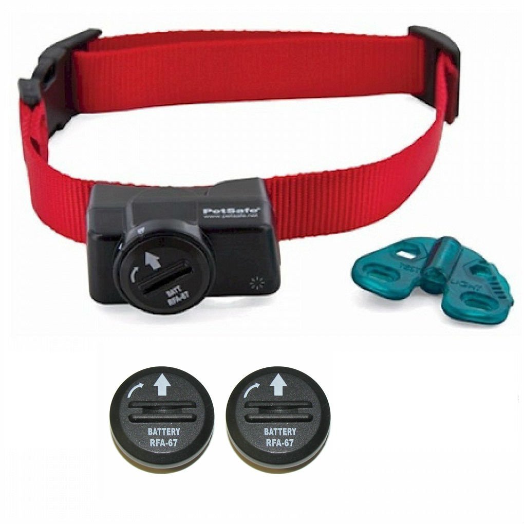 Petsafe Wireless Dog Fence Collar - Waterproof Receiver with 5 Adjustable Correction Levels (PIF-275-19) - Includes 2 Bonus Batteries - Perfect for Backyard Training & Pet Safety