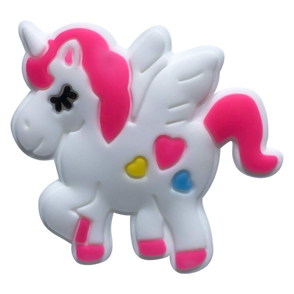 Unicorn Shoe Charms for Crocs - Cute PVC Shoe Accessories & Decorations for Women - Single Sale 1pc - Perfect for Casual Wear, Beach, and Everyday Fashion