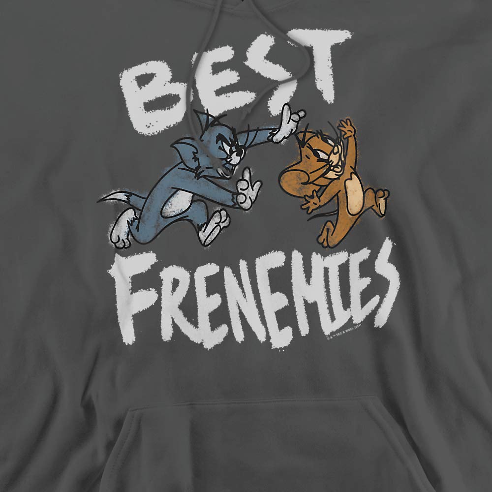 Tom and Jerry Movie Best Frenemies Unisex Pullover Hoodie - Cozy Casual Wear for Men & Women | Perfect for Movie Nights, Gifts & Everyday Outfits