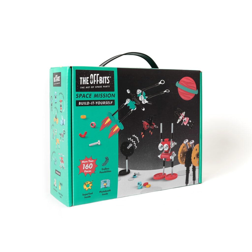 OFFBITS JZ0001 Construction Toy Set - Creative DIY Building Blocks for Kids & Adults - STEM Educational Toy for Engineering & Problem Solving - Perfect for Home, School & Office Playtime