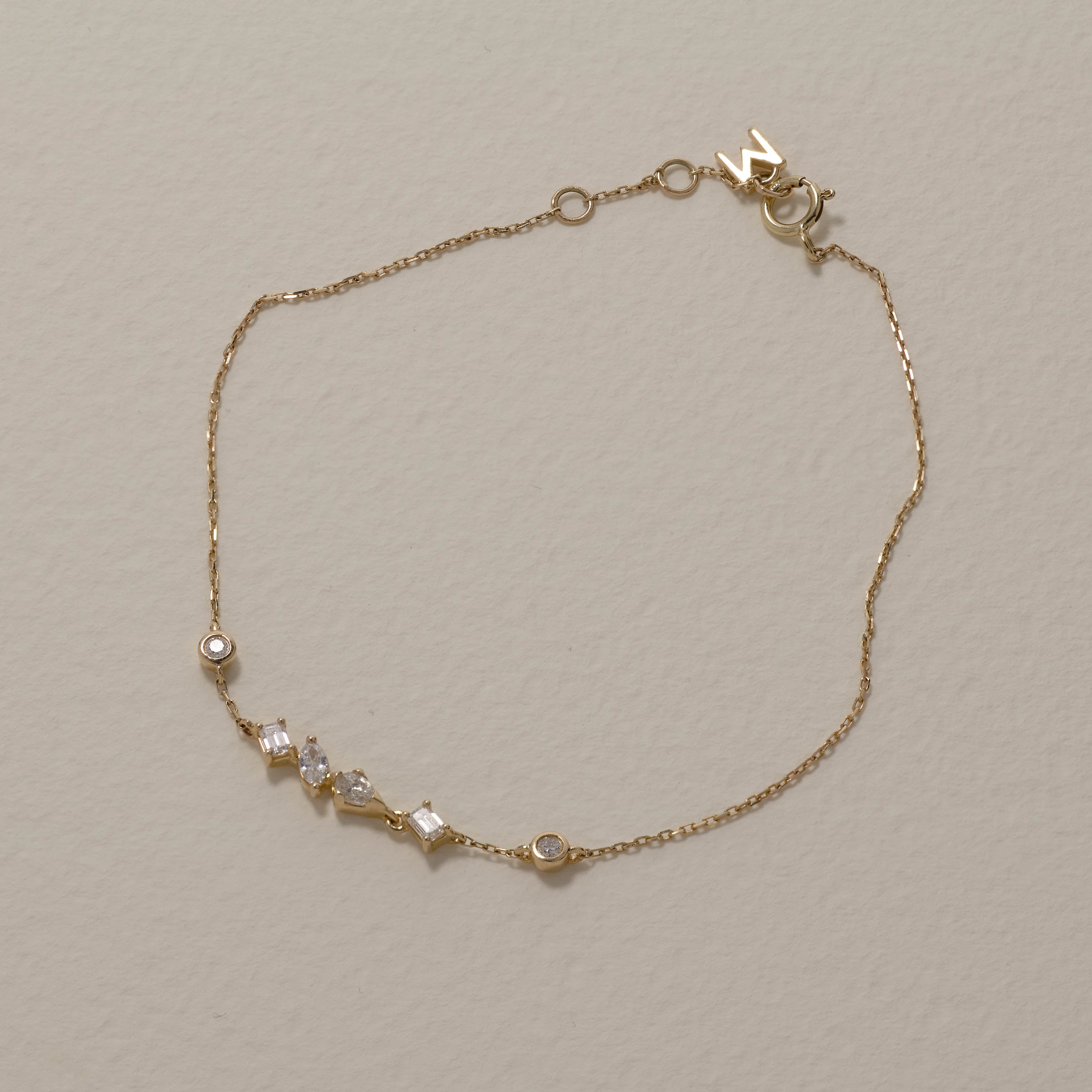 0.25ct Lab Grown Diamond Tennis Bracelet in 10k Gold - Elegant Stackable Jewelry for Women, Perfect for Weddings & Special Occasions