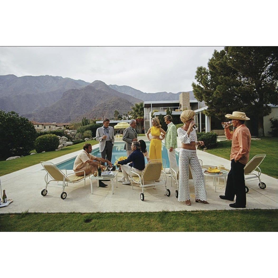Desert House Party Unframed Print Wall Art - Pre Order | Perfect for Boho Home Decor, Living Room, Bedroom & Office