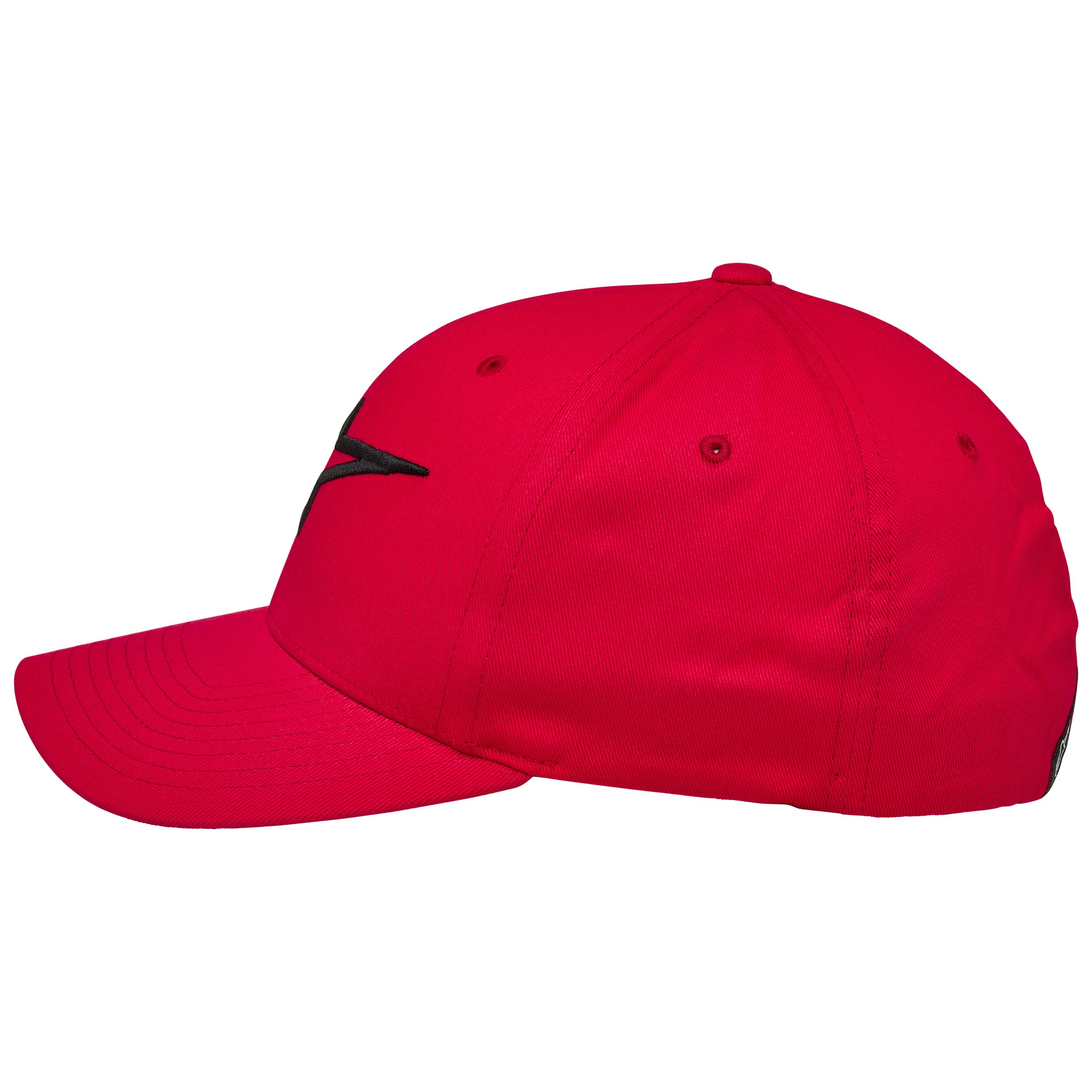 Alpinestars Standard Curve Hat - Red Baseball Cap for Men & Women - Comfortable Adjustable Fit for Motorcycle Riding, Outdoor Sports & Casual Wear