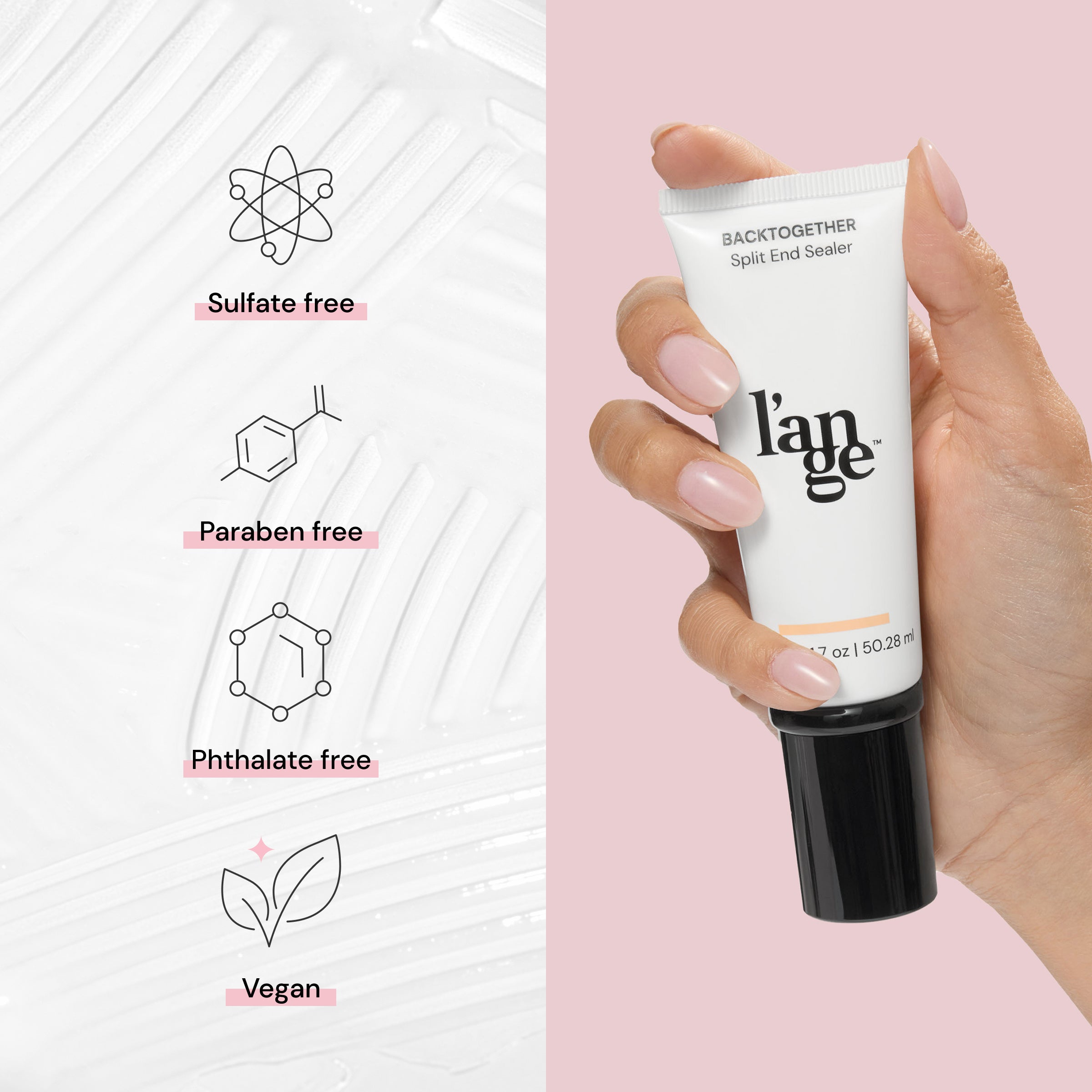 Backtogether Split Ends Sealer - Professional Hair Repair Treatment for Damaged & Frizzy Hair | Stops Breakage & Seals Split Ends | Perfect for Daily Hair Care & Salon Use
