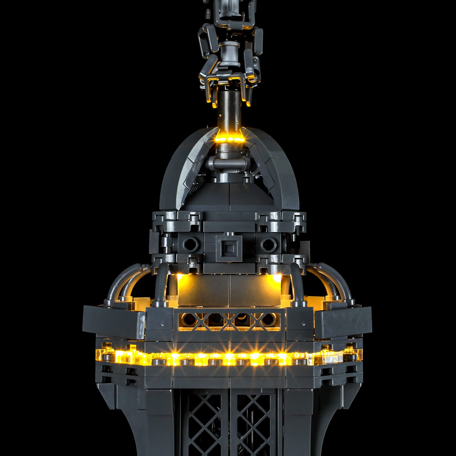 BRIKSMAX LED Lighting Kit for Lego Architecture Eiffel Tower (Remote Control Version) - Compatible with Lego 10307 Building Blocks Model - Perfect for Home Decoration, Gift Giving & Lego Display Enhancement