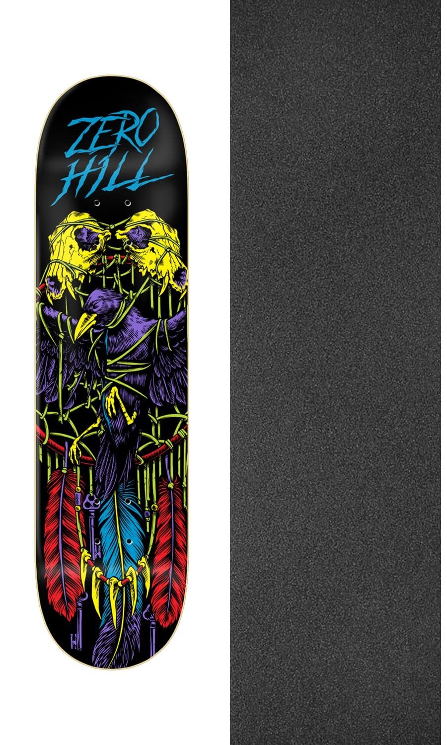 Zero Skateboards Garrett Hill Blacklight Skateboard Deck - 8.12
