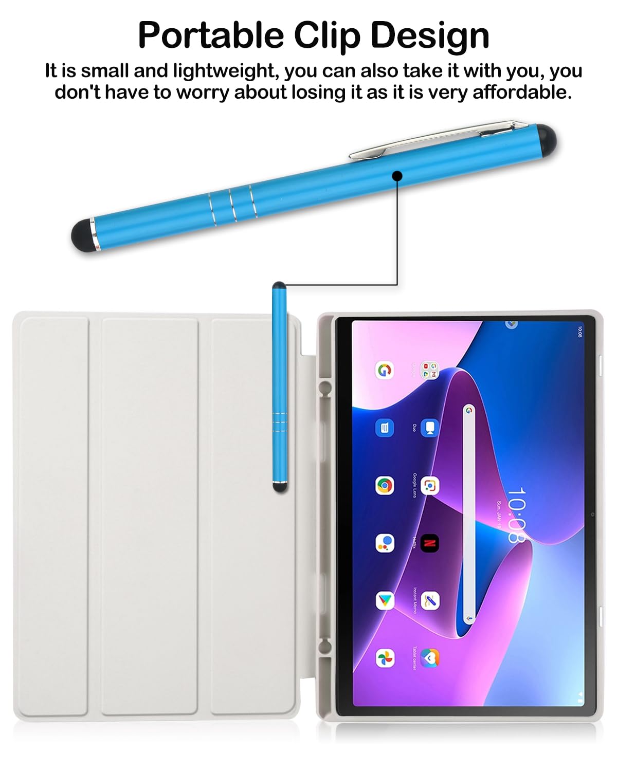 5 Pack Universal Stylus Pens for Touch Screens - Compatible with iPhone, iPad Pro, Air, Mini & Samsung Galaxy - 5 Color Options - Perfect for Drawing, Note-Taking & Digital Signatures