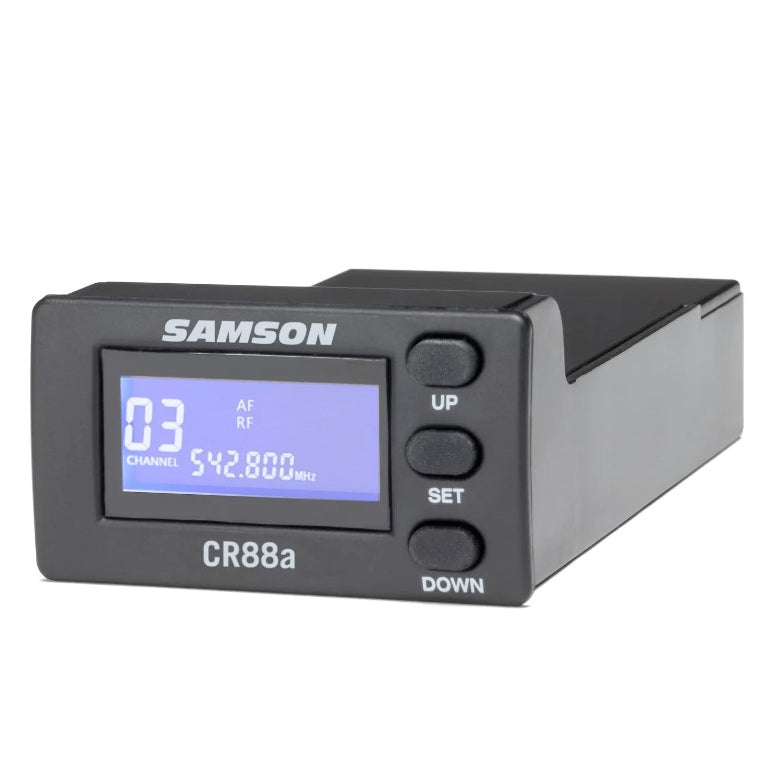 Samson Concert 88a Wireless Handheld Microphone System - Compatible with XP310w & XP312w PA Systems (Model: SWMC88HQ6) | Ideal for Live Performances, Public Speaking & Karaoke
