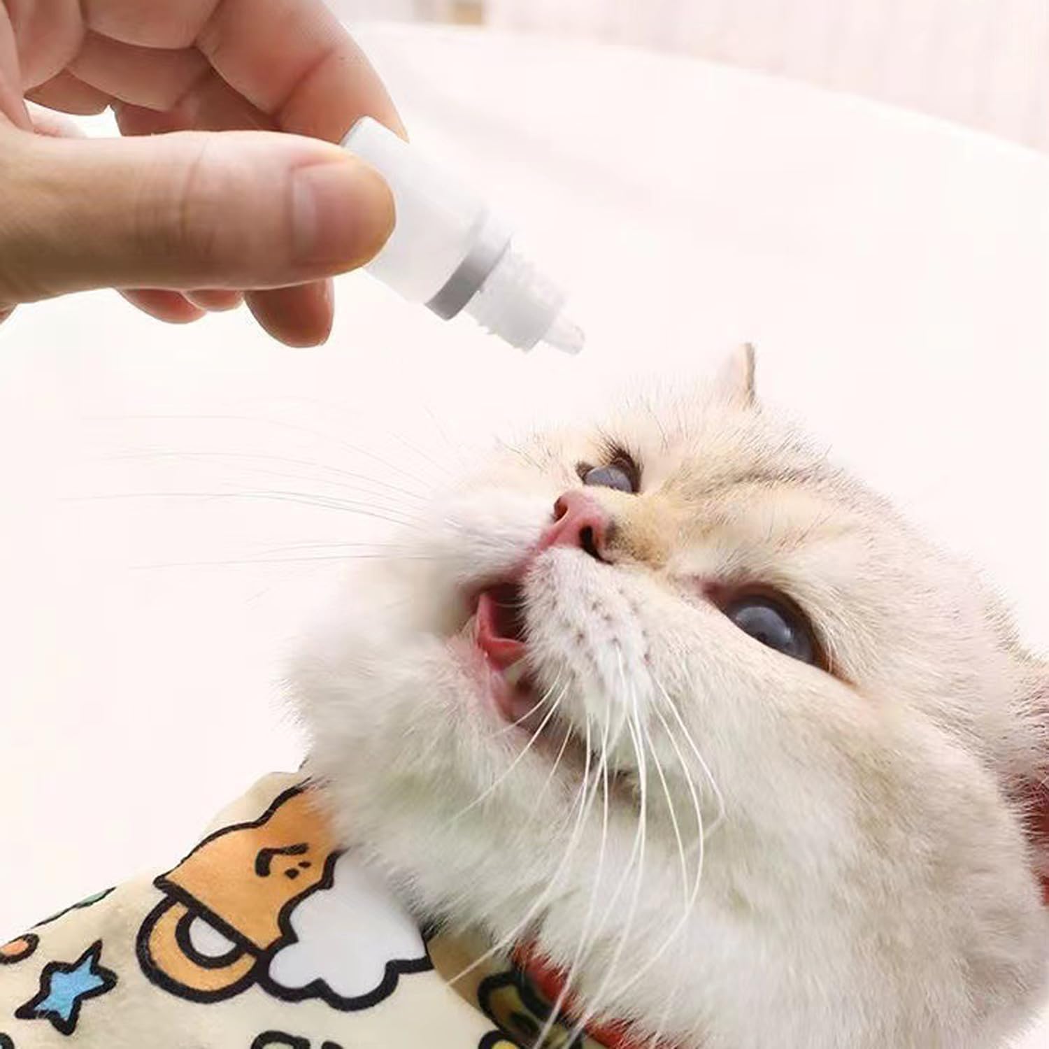 Adjustable Cat Grooming Wrap - Anti-Scratch Pet Grooming Bag for Nail Trimming, Ear Cleaning & Teeth Brushing | Perfect for Anxious Cats During Vet Visits & Home Grooming Sessions