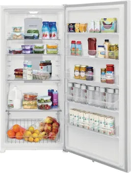 Frigidaire FRAE2024AW 33-Inch Wide 20 cu. ft All Refrigerator with Reversible Door - Perfect for Kitchens, Basements, and Home Bar Setups