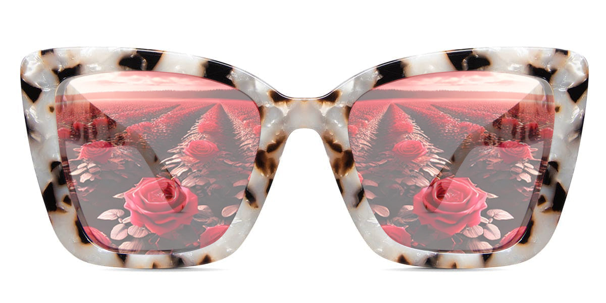 Chet Women's Prescription Tinted Glasses - Stylish & UV Protection for Reading, Driving & Outdoor Activities