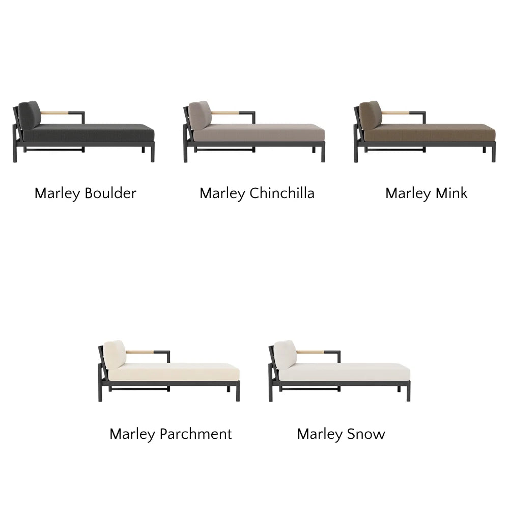 Breeze XL Outdoor Chaise Lounge Right - Premium Patio Furniture for Poolside, Garden & Backyard Relaxation