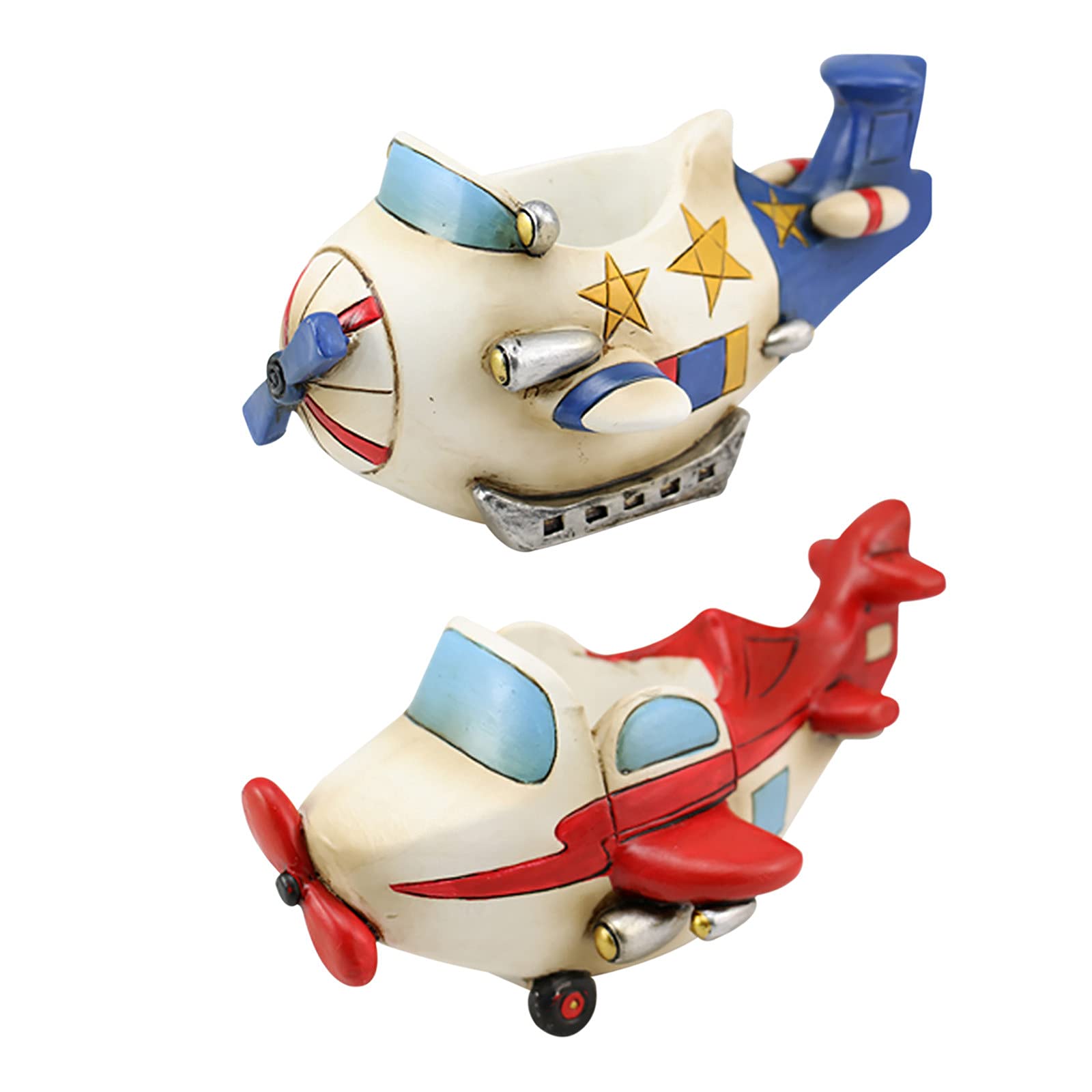 Vintage Mini Cartoon Bus Planter - Succulent & Small Plant Holder for Home, Office, and Tabletop Decor | Perfect for Indoor Gardening, Gift Ideas, and Desktop Display