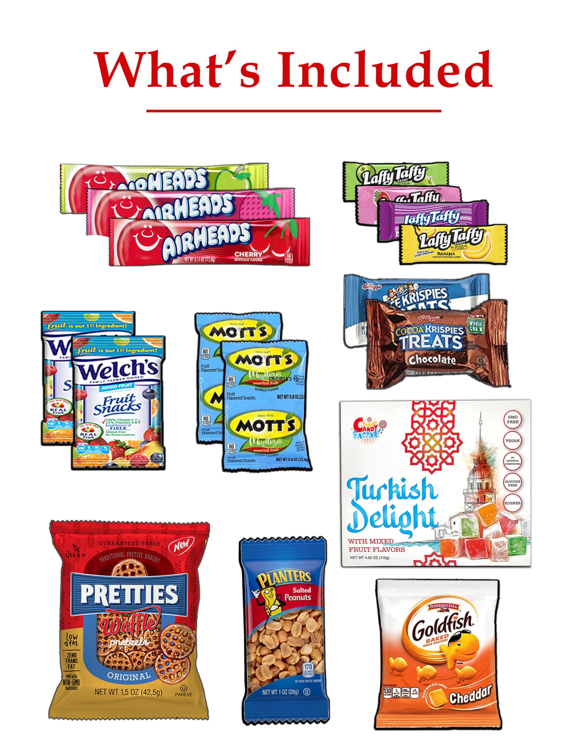 Blue Ribbon Snacks Variety Care Package - 55 Count Bulk Snack Box with Candy, Cookies, Chips & Bars - Perfect for College Students, Office Workers & Gift Baskets - Great for Dorm Rooms, Care Packages & Party Snack Mixes