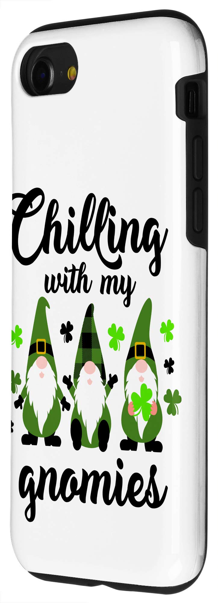 iPhone SE (2020)/7/8 St. Patrick's Day Gnome Design Protective Phone Case - Cute Leprechaun Themed Cover for Irish Festival, Party & Holiday Celebration