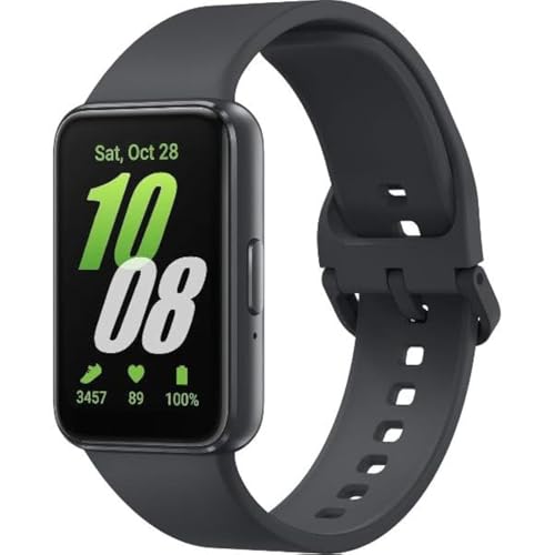 SAMSUNG Galaxy FIT 3 Smartwatch 40mm AMOLED Display, 14-Day Battery Life, 100+ Workout Modes & Watch Faces - Renewed Like New in Black | Fitness Tracking, Sleep Monitoring & Daily Activity Tracker for Men & Women