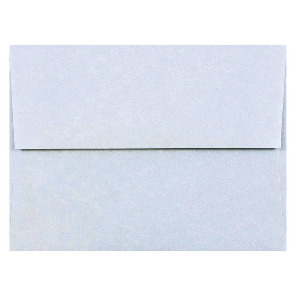 JAM PAPER A2 Parchment Invitation Envelopes 4 3/8 x 5 3/4 Inches - 1000 Pack Recycled Blue Envelopes Bulk for Wedding Invitations, Greeting Cards & Business Correspondence