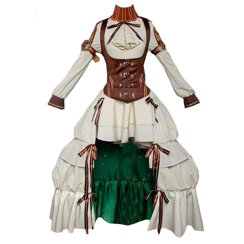 AGLAYOUPIN Anime Cardia Cosplay Costume Court Dress - Elegant Gothic Lolita Dress for Anime Conventions, Halloween Parties & Cosplay Events