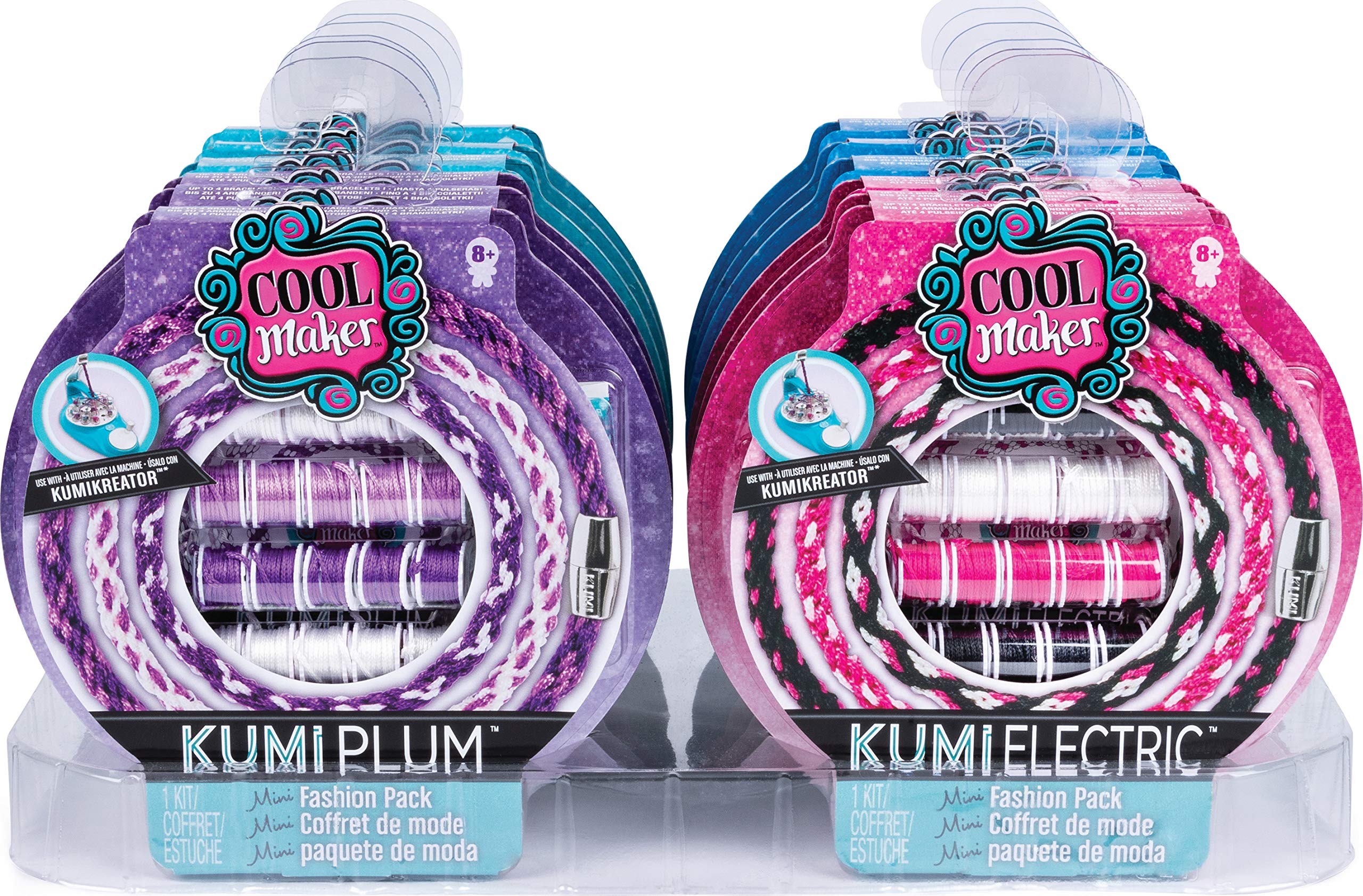 Cool Maker - 6045486 - Creative Crafts - Small Kumi Kreator Refill Pack - Random Patterns - Perfect for DIY Jewelry, Kids Crafts & Party Favors